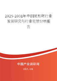 2025-2031年中國(guó)矩形坯行業(yè)發(fā)展研究與行業(yè)前景分析報(bào)告