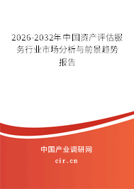 2025-2031年中國(guó)資產(chǎn)評(píng)估服務(wù)行業(yè)市場(chǎng)分析與前景趨勢(shì)報(bào)告