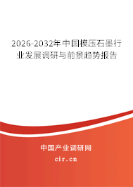 2026-2032年中國模壓石墨行業(yè)發(fā)展調研與前景趨勢報告