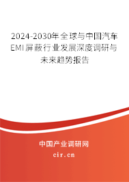 2024-2030年全球與中國汽車EMI屏蔽行業(yè)發(fā)展深度調(diào)研與未來趨勢報告