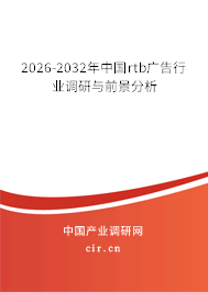 2026-2032年中國rtb廣告行業(yè)調(diào)研與前景分析