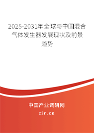 2025-2031年全球與中國混合氣體發(fā)生器發(fā)展現(xiàn)狀及前景趨勢