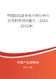 中國銅鋁復(fù)合板市場分析與前景趨勢預(yù)測報(bào)告（2026-2032年）