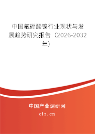 中國氟硼酸鎳行業(yè)現(xiàn)狀與發(fā)展趨勢研究報告（2026-2032年）