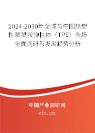 2024-2030年全球與中國(guó)熱塑性聚酰胺彈性體（TPE）市場(chǎng)全面調(diào)研與發(fā)展趨勢(shì)分析
