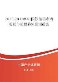 2026-2032年中國鐵硅鋁市場現(xiàn)狀與前景趨勢預測報告