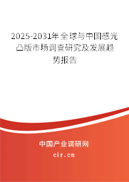 2025-2031年全球與中國感光凸版市場調(diào)查研究及發(fā)展趨勢報(bào)告