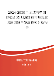 2024-2030年全球與中國EPDM 和 SBR顆粒市場現(xiàn)狀深度調(diào)研與發(fā)展趨勢分析報告