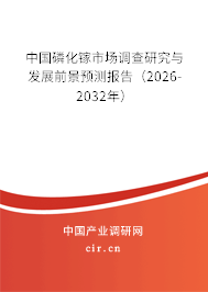中國磷化鎵市場調查研究與發(fā)展前景預測報告（2026-2032年）