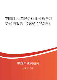 中國IT運維服務(wù)行業(yè)分析與趨勢預(yù)測報告（2026-2032年）