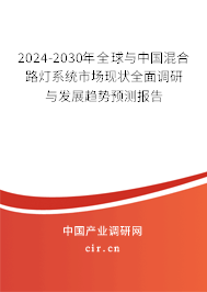 2024-2030年全球與中國混合路燈系統(tǒng)市場現(xiàn)狀全面調(diào)研與發(fā)展趨勢預(yù)測報告