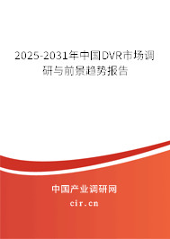 2025-2031年中國(guó)DVR市場(chǎng)調(diào)研與前景趨勢(shì)報(bào)告