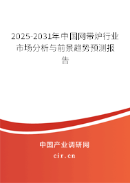 2025-2031年中國網(wǎng)帶爐行業(yè)市場分析與前景趨勢預(yù)測報(bào)告