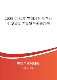 2025-2031年中國冷軋板卷行業(yè)發(fā)展深度調(diào)研與未來趨勢
