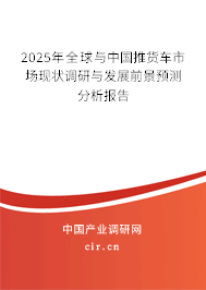 2025年全球與中國推貨車市場現(xiàn)狀調(diào)研與發(fā)展前景預測分析報告