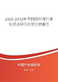 2026-2032年中國(guó)鋼纖維行業(yè)現(xiàn)狀調(diào)研與前景分析報(bào)告