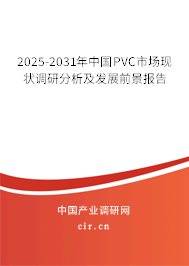 2025-2031年中國PVC市場現(xiàn)狀調(diào)研分析及發(fā)展前景報告