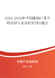 2026-2032年中國曲軸行業(yè)市場調(diào)研與發(fā)展趨勢預(yù)測報告