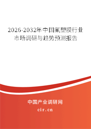 2026-2032年中國氟塑膜行業(yè)市場(chǎng)調(diào)研與趨勢(shì)預(yù)測(cè)報(bào)告