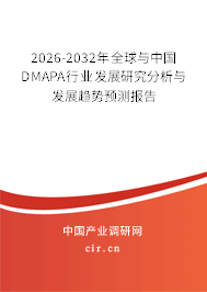 2026-2032年全球與中國(guó)DMAPA行業(yè)發(fā)展研究分析與發(fā)展趨勢(shì)預(yù)測(cè)報(bào)告