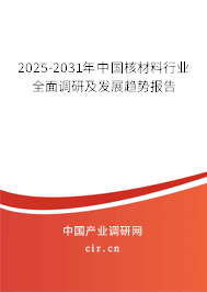 2025-2031年中國核材料行業(yè)全面調(diào)研及發(fā)展趨勢報告