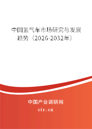 中國氫氣車市場研究與發(fā)展趨勢（2026-2032年）