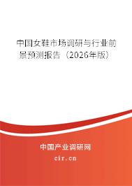 中國女鞋市場調研與行業(yè)前景預測報告（2026年版）