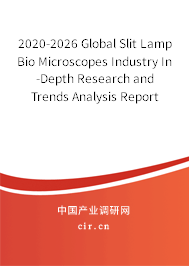 2020-2026 Global Slit Lamp Bio Microscopes Industry In-Depth Research and Trends Analysis Report 2020-2026 Global Slit Lamp Bio Microscopes Industry In-Depth Research and Trends Analysis Report