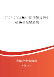 2025-2031年中國(guó)鍍錫板行業(yè)分析與前景趨勢(shì)