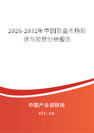 2026-2032年中國盲盒市場現(xiàn)狀與前景分析報(bào)告