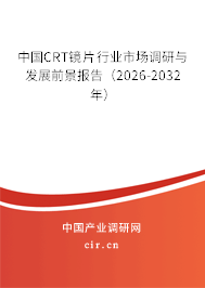 中國CRT鏡片行業(yè)市場調研與發(fā)展前景報告（2026-2032年）
