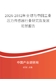 2026-2032年全球與中國工業(yè)壓力傳感器行業(yè)研究及發(fā)展前景報告