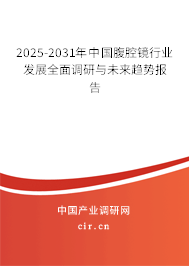 2025-2031年中國(guó)腹腔鏡行業(yè)發(fā)展全面調(diào)研與未來(lái)趨勢(shì)報(bào)告