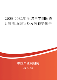 2025-2031年全球與中國(guó)固態(tài)U盤市場(chǎng)現(xiàn)狀及發(fā)展趨勢(shì)報(bào)告