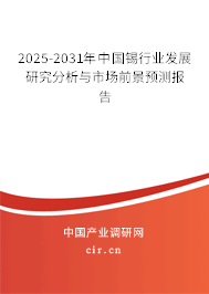 2025-2031年中國(guó)錫行業(yè)發(fā)展研究分析與市場(chǎng)前景預(yù)測(cè)報(bào)告