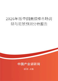 2026年版中國面膜棒市場調(diào)研與前景預(yù)測分析報(bào)告