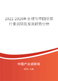 2022-2028年全球與中國牙膜行業(yè)調研及發(fā)展趨勢分析