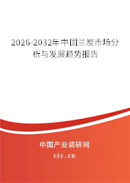 2026-2032年中國(guó)蘭炭市場(chǎng)分析與發(fā)展趨勢(shì)報(bào)告