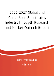 2021-2027 Global and China Bone Substitutes Industry In-Depth Research and Market Outlook Report 2021-2027 Global and China Bone Substitutes Industry In-Depth Research and Market Outlook Report