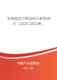 安徽童裝市場調(diào)研與趨勢預(yù)測（2026-2032年）