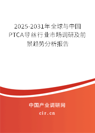 2025-2031年全球與中國PTCA導(dǎo)絲行業(yè)市場調(diào)研及前景趨勢分析報(bào)告