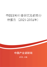 中國(guó)淀粉行業(yè)研究及趨勢(shì)分析報(bào)告（2025-2031年）