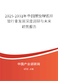 2025-2031年中國螺旋埋弧焊管行業(yè)發(fā)展深度調(diào)研與未來趨勢(shì)報(bào)告