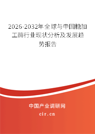 2026-2032年全球與中國糖加工酶行業(yè)現(xiàn)狀分析及發(fā)展趨勢報告
