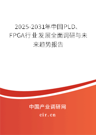 2025-2031年中國PLD、FPGA行業(yè)發(fā)展全面調(diào)研與未來趨勢報告
