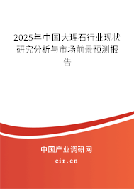 2025年中國大理石行業(yè)現(xiàn)狀研究分析與市場前景預(yù)測報(bào)告