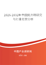 2026-2032年中國氮市場研究與行業(yè)前景分析