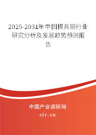 2025-2031年中國(guó)模具鋼行業(yè)研究分析及發(fā)展趨勢(shì)預(yù)測(cè)報(bào)告