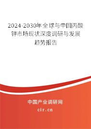 2024-2030年全球與中國(guó)丙酸鉀市場(chǎng)現(xiàn)狀深度調(diào)研與發(fā)展趨勢(shì)報(bào)告