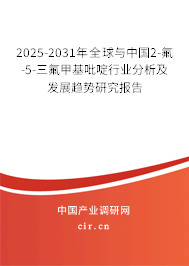 2025-2031年全球與中國2-氟-5-三氟甲基吡啶行業(yè)分析及發(fā)展趨勢研究報告